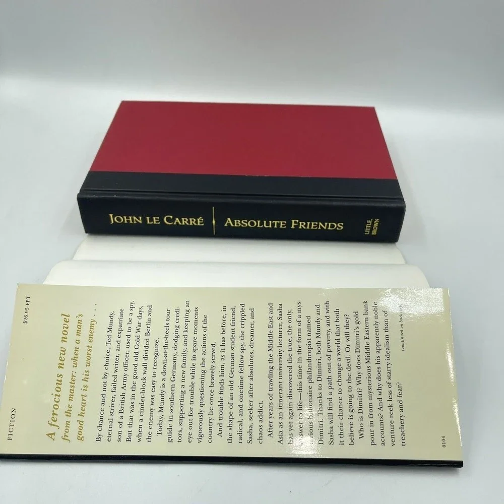 ABSOLUTE FRIENDS, by John LeCarre HARDCOVER Little, Brown (2003) FIRST EDITION